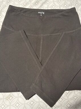 MATE High-Waist Leggings Organic Cotton - Color Brown